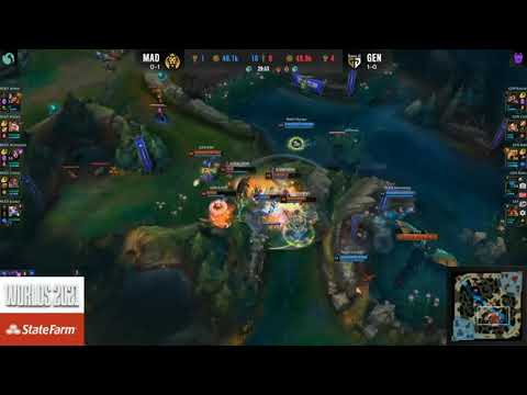 WORLDS 2021 LOL!! MAD VS GENG! HUGE ACE FOR MAD AS ELYOYA SMURFS ON QIYANA
