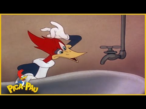 Capa de Pica-Pau em Português | Amigos de banho | Desenhos para crianças