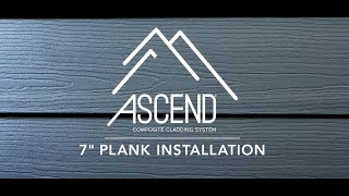 ASCEND Composite Cladding 7 Plank Installation Video