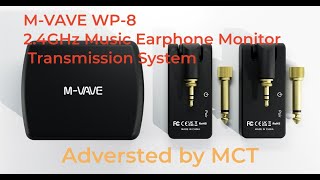 Video thumbnail for #electricguitar  #M-VAVE WP-8 2.4GHz Earphone Monitor Transmission System   #guitar wireless by MCT Gears
