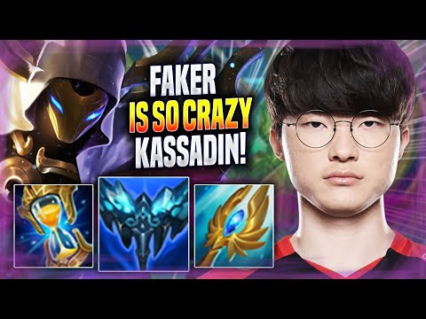 FAKER IS SO CRAZY WITH KASSADIN! - T1 Faker Plays Kassadin MID vs Ahri! | Season 2022