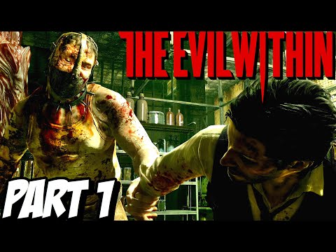 THE EVIL WITHIN Walkthrough Gameplay Part 1 - Chapter 1 & 2 (FULL GAME)