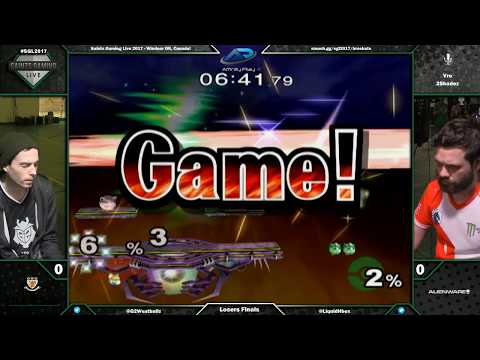 SGL 2017   1v1 Losers Final   Liquid' Hungrybox vs G2 Westballz