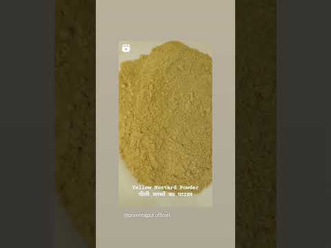 Yellow mustard powder, packaging type: loose