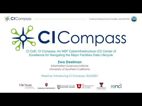 Webinar: Introducing CI Compass ft. Ewa Deelman