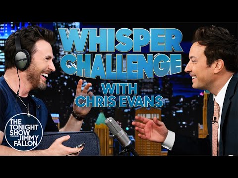 Whisper Challenge with Chris Evans | The Tonight Show Starring Jimmy Fallon