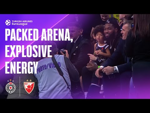 The Arena EXSPLODES with ENERGY | Partizan vs. Crvena Zvezda PREGAME