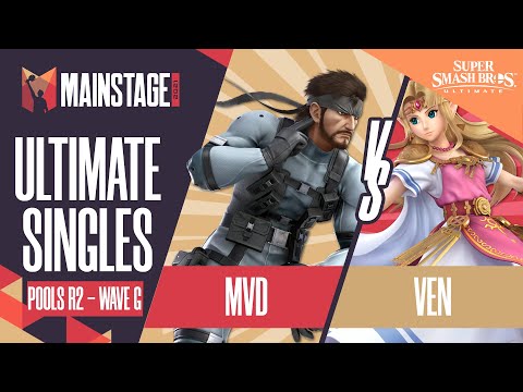 MVD vs ven - SSBU Singles: Pools R2 Wave G - Mainstage 2021 | Snake vs Zelda