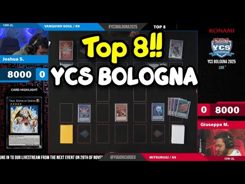 TOP 8 YCS BOLOGNA 2025 - Joshua Schmidt Vs Mitsurugi K9 Yu-Gi-Oh!
