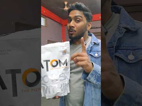 ATOM whey protein review 🤮🤮🤮 #shorts