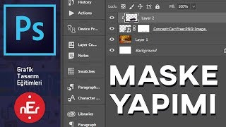 Maskeleme ( mask) Nasıl Yapılır ? | Adobe Photoshop CC