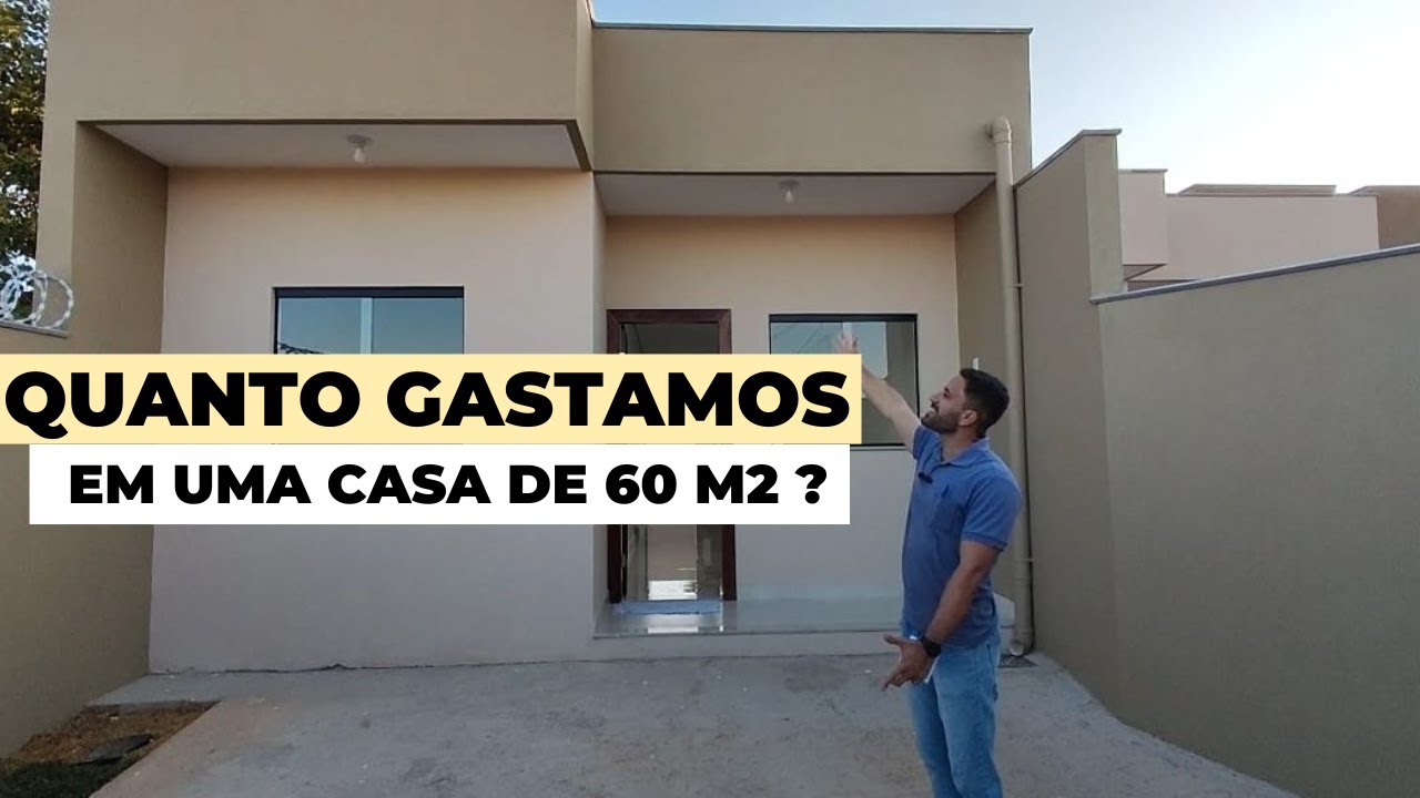Quanto gastamos em uma casa de 60m2 ?