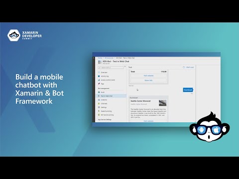 Build a mobile chatbot with Xamarin &amp; Bot Framework | Xamarin Developer Summit