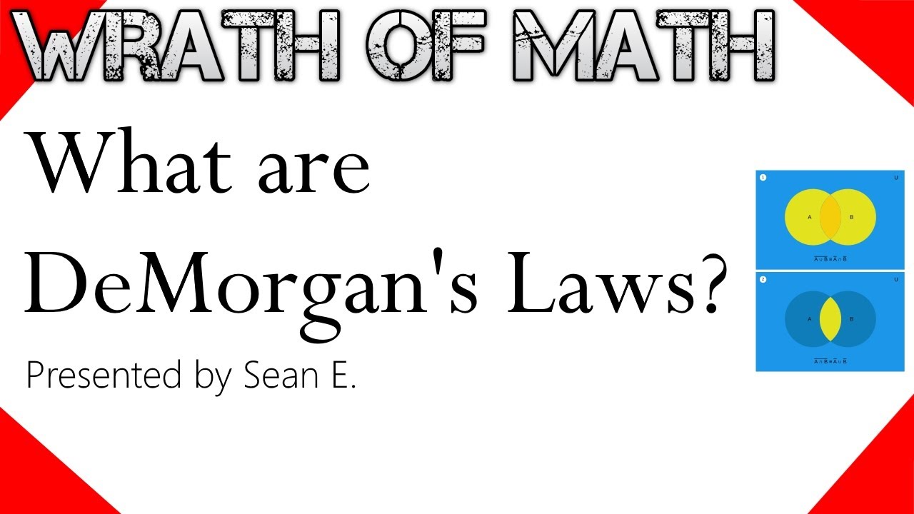 Which is De Morgan’s Law?