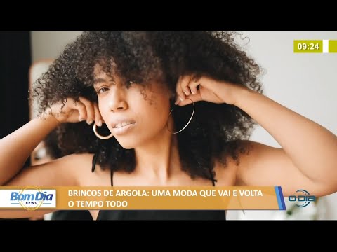 Brincos de argola, uma moda que sempre ressurge 12 08 2021