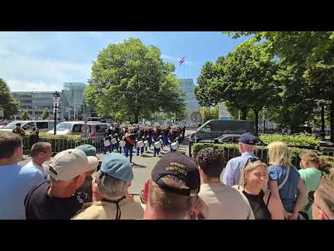 K&G Leiden tijdens defilé veteranendag 2024