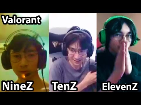 How NineZ, TenZ & ElevenZ plays in Valorant