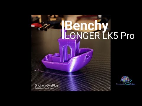 GadgetsFromChina - Longer LK5 Pro 3D Printer: Benchy