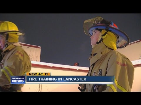 Lancaster Firefighters Training Exercise