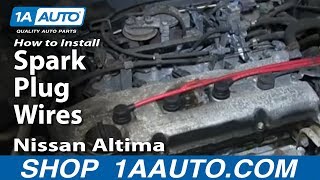How to Replace Spark Plugs Wires 97-01 Nissan Altima