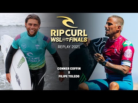 Conner Coffin x  Filipe Toledo - Rip Curl WSL Finals 2021 | REPLAY