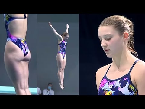 QQQsports - Johanna Krauss from Germany - 1m Springboard - Junior Diving Championships #diving