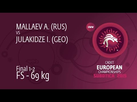 GOLD FS - 69 kg: I. JULAKIDZE (GEO) df. A. MALLAEV (RUS), 8-2
