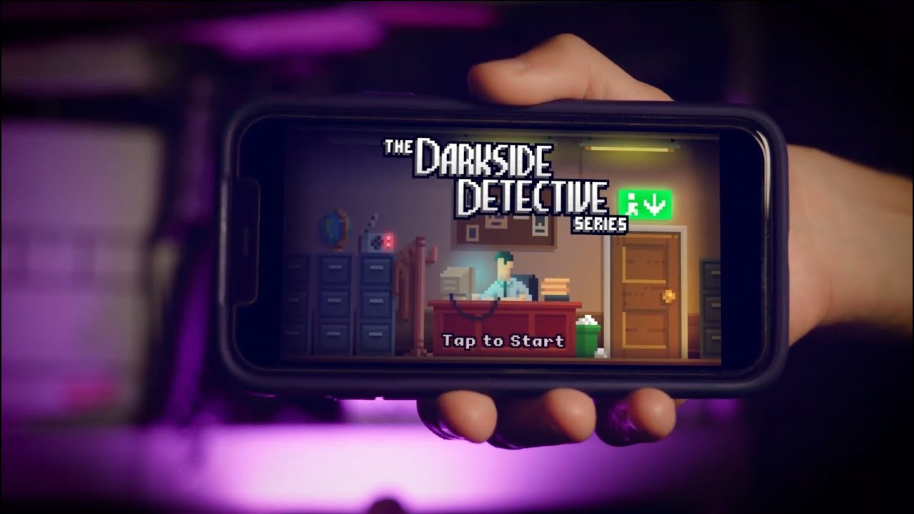 The Darkside Detective Series mobile launch trailer teaser