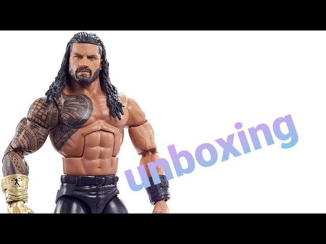 Vídeo relacionado con Mattel WWE Elite Collection Top Picks Conjunto de Accesorios y Figura de acción de Roman Reigns de 15,24cm con Manos Intercambiables, Accesorios de Lucha (los Estilos Pueden Variar), JHV14