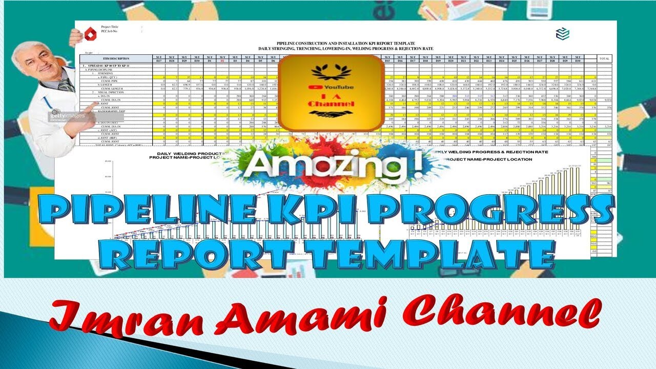 PIPELINE KPI PROGRESS REPORT TEMPLATE imran amami channel