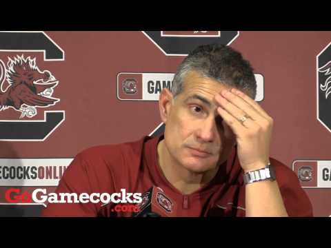 Frank Martin after loss to Arkansas