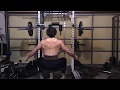 ACL recovery 255 x 20 squats