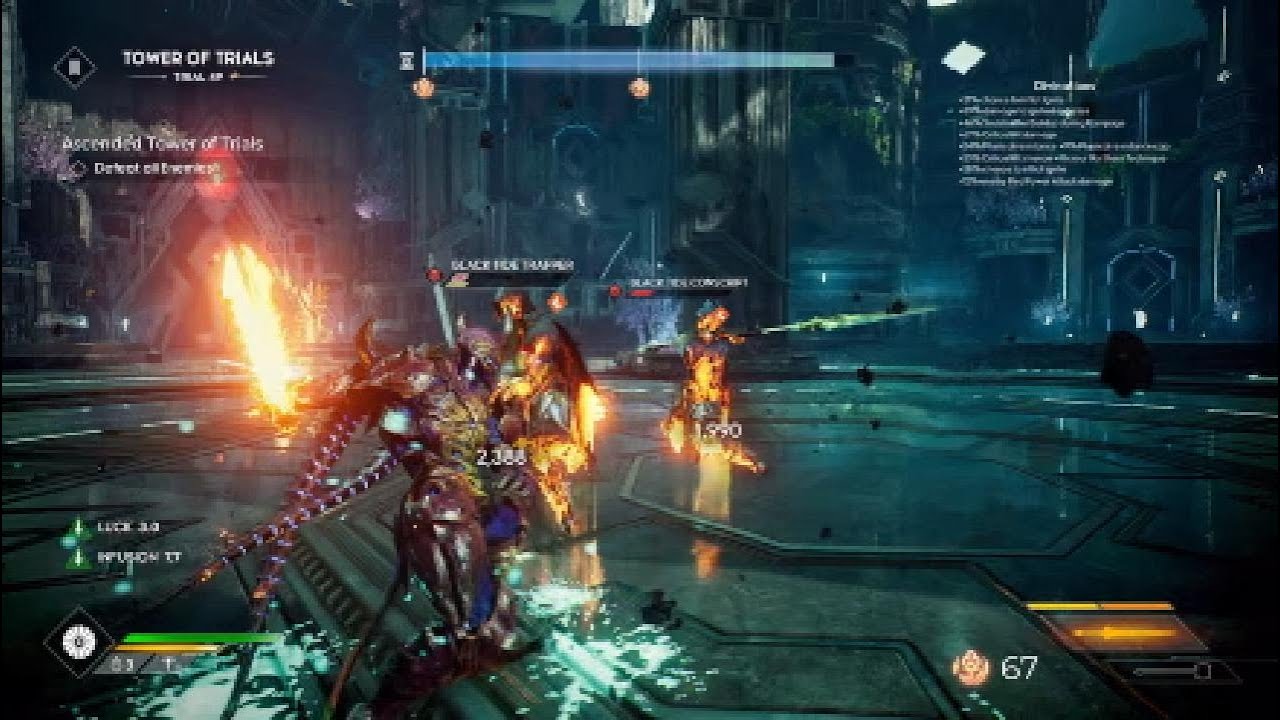 Godfall tower floor 50 HARD + Build