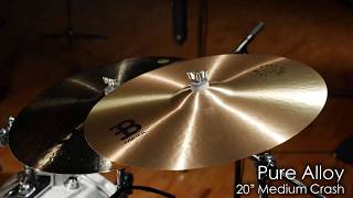 Video thumbnail for Meinl Cymbals PA20MC Pure Alloy 20" Medium Crash Cymbal by MEINL Cymbals - Official Product Videos