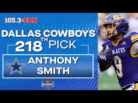 Thumbnail for Cowboys Draft Anthony Smith, ECU Wide Receiver With The 218th Overall Pick | 2026 NFL Draft by Dalla