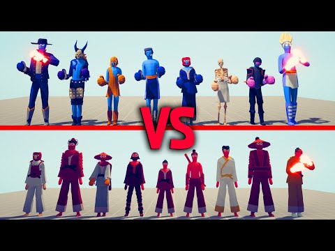 BOXER TEAM vs TAEKWONDO TEAM - Totally Accurate Battle Simulator | TABS