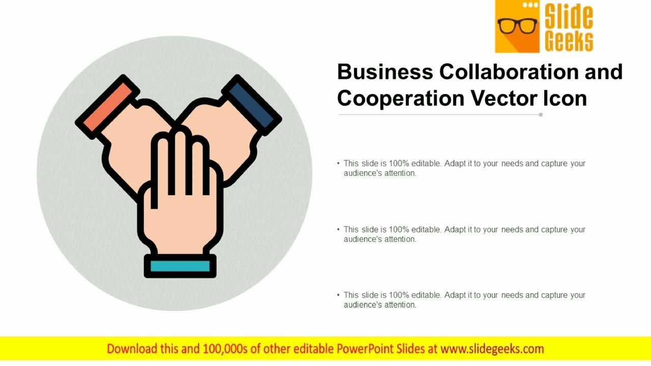 Business Collaboration And Cooperation Vector Icon Ppt Powerpoint Presentation Ideas Skills