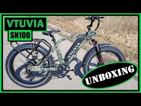 VTUVIA SN100 Fat Tire Hunting E-bike Unboxing