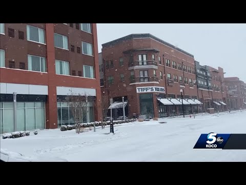 Downtown OKC businesses close due to winter weather