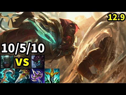 Pyke Support vs Maokai - KR Master | Patch 12.9