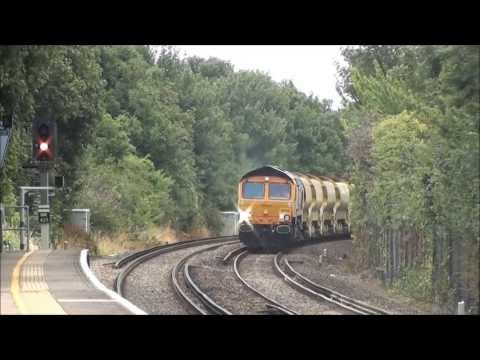 (HD) GBRF/MSC 66709 'Sorrento' passes Northfleet working the 6Y40 31 7 13