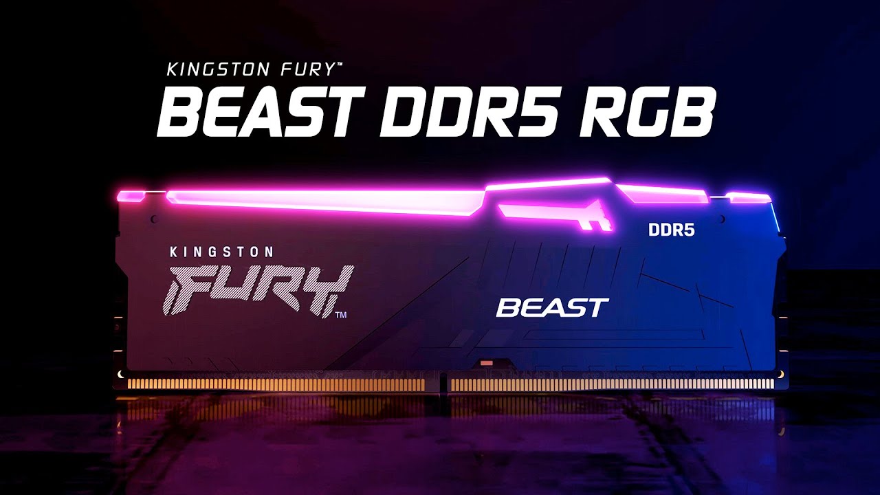 Kingston DDR5-RAM FURY Beast RGB 5200 MHz 2x 32 GB