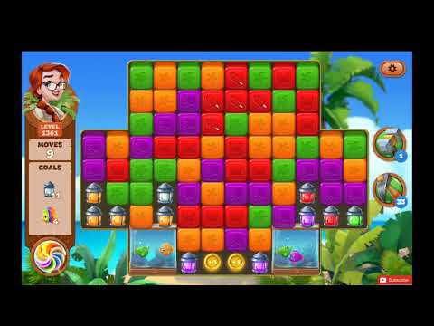 Lost Island Blast Adventure Level 1361 NO BOOSTERS - A S GAMING ✔