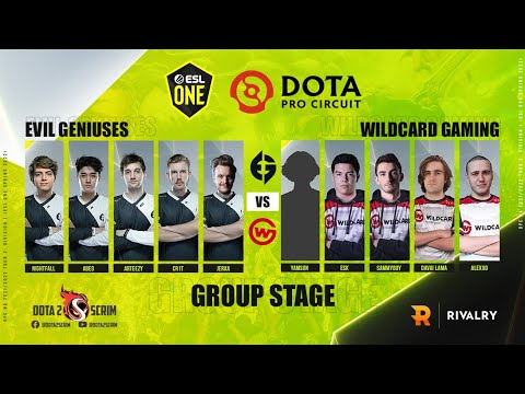 Evil Geniuses vs Wildcard Gaming - DPC NA 2021/22 Tour 2: Division I - Group Stage - B03