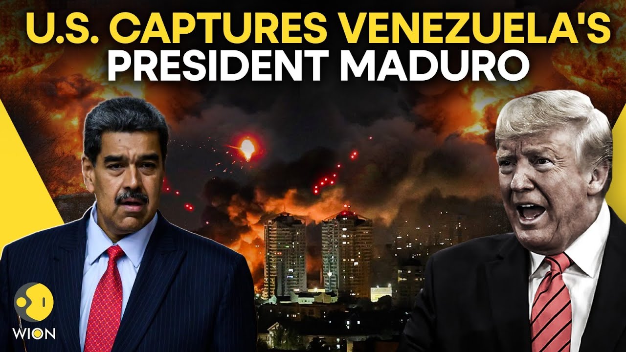 US Strikes Venezuela LIVE: Trump Says US Has 'Captured' Venezuelan President Maduro & His Wife