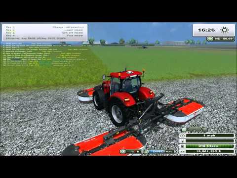 Let's Play Farming Simulator 2013 Courseplay Tutorial #10 - Grass, hay and feeding cows