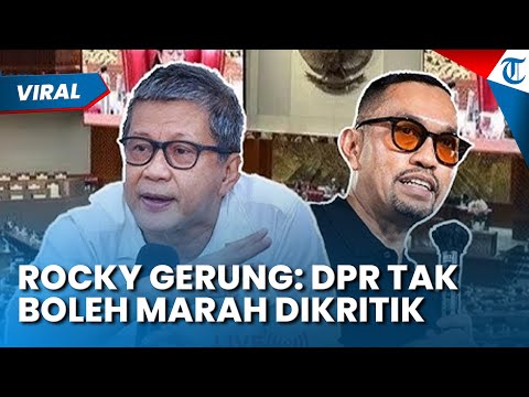 DIANGGAP PEMICU DEMO BESAR! Rocky Gerung Tanggapi Hinaan Ahmad Sahroni ke Rakyat: Dulu Ngemis Suara
