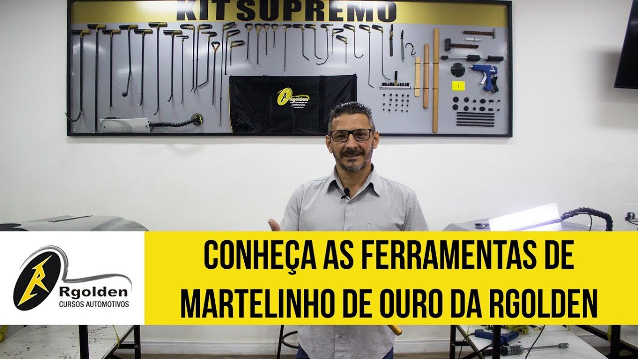 Conheça as Ferramentas de Martelinho de Ouro da Rgolden - Rgolden Cursos Automotivos