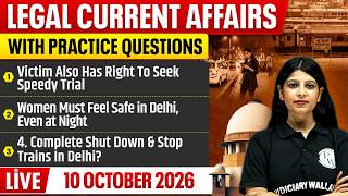 Legal Current Affairs Today | 10 Oct 2026 | Top Legal News | Judiciary/APO/APP |
