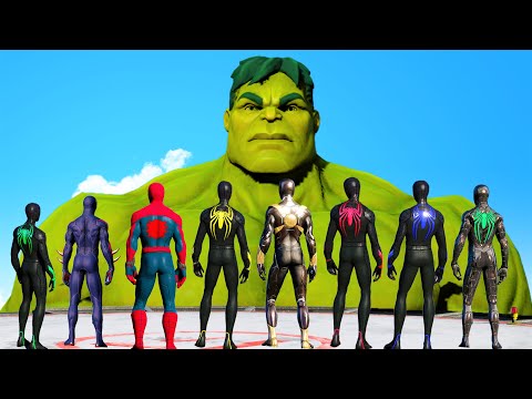 HULK vs Spiderman & Spiderman Disco & Spider-Man PS4 & Spiderman Cosmic